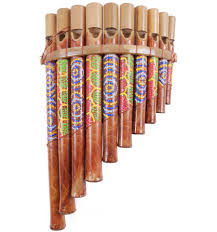 Flute De Pan En Bambou Decoration Style Aborigene Fabrication Artisanal Ebay