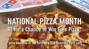 Try out new toppings and combinations when you choose either a domino's egift card with an amount ranging from $5 to $100, or a physical gift card with between $15 and $100. Domino S Pizza On Twitter Free Pizza Alert We Re Giving Away A 50 Gift Card For Your Chance To Win Free Pizza Rt This Post Windominospizza Rules Https T Co Oifhg8e760 Https T Co X4ur2ywsa9