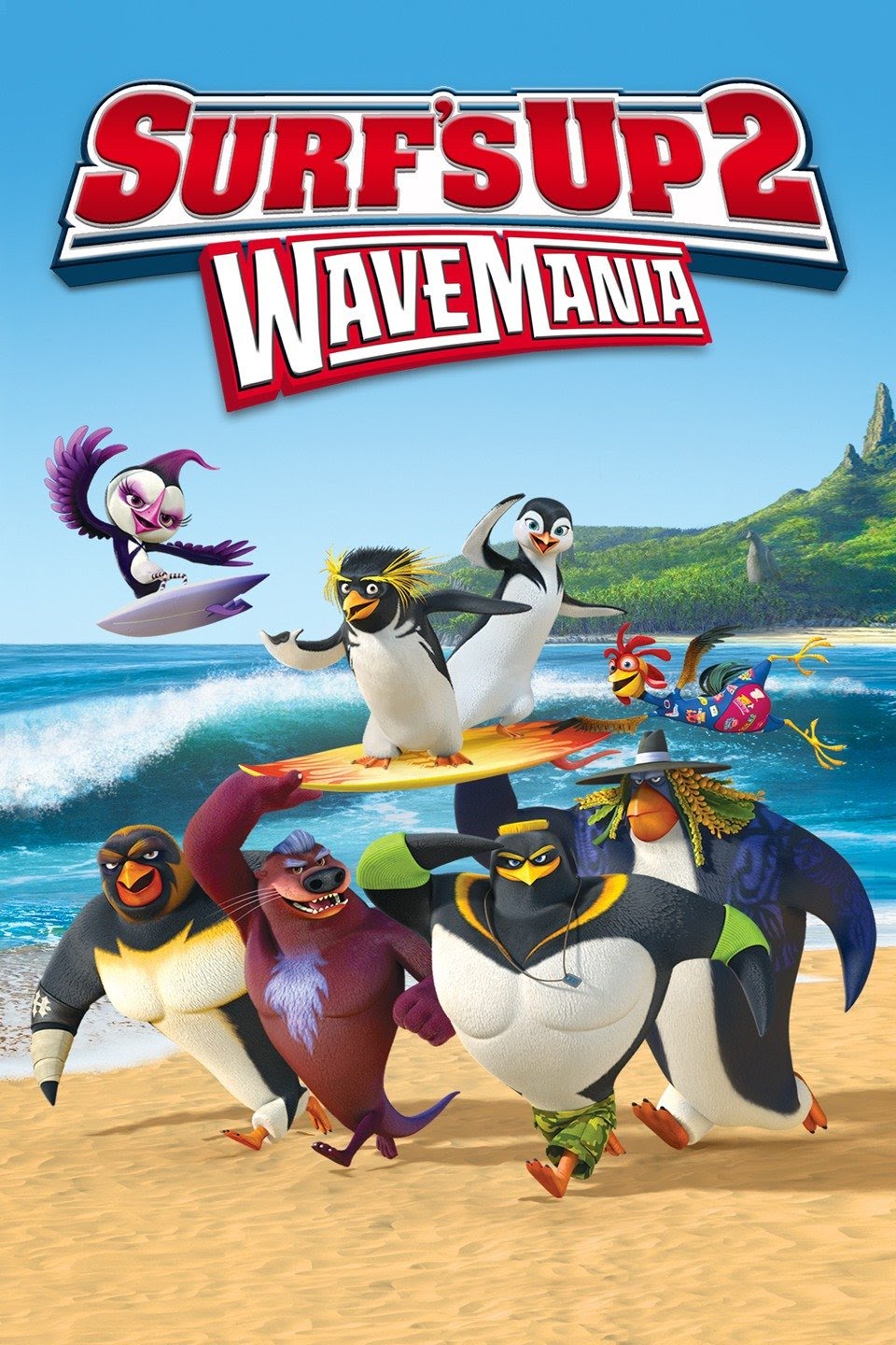  Surfs Up 2: WaveMania (2017) UNCUT 720p HEVC HDRip Hollywood Movie [Dual Audio] [Hindi or English] x265 AAC ESubs [450MB] Full Movie Download