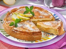 Birnenkuchen Mit Pudding Rezept Pudding Recipes Dessert Recipes Easy Vegan Fast Food