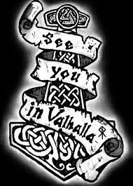 Valhalla Viking Tattoo Sleeve Norse Mythology Tattoo Norse Tattoo