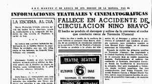 Un joven soñador y una muerte absurda en el muro de berlín. Nino Bravo Estrella De La Cancion Aun En Nuestros Dias Paperblog