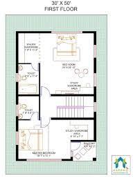 Magical, meaningful items you can't find anywhere else. Floor Plan For 30 X 50 Feet Plot 3 Bhk 1500 Square Feet 166 Sq Yards Ghar 034 Happho