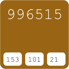 Golden Brown 996515 Hex Color Code