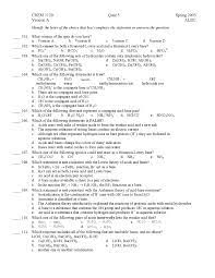 A lot of individuals admittedly had a hard t. Multiple Choice Questions Of General Chemistry Quiz 5 Chem 1120 Docsity