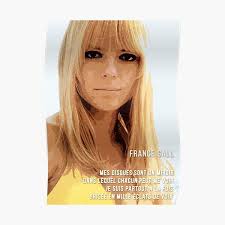 French singer france gall, who rose to pop fame in the 1960s, has died at the age of 70 after gall won the eurovision song contest in 1965 representing luxembourg with the song wax doll, rag doll. Poster Alain Delon Redbubble