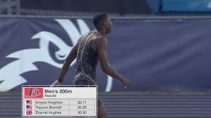 Olympic trials in eugene, oregon, knighton bettered his world u18 best from may, posting a. Erriyon Knighton Batte Il Record Del Mondo U18 Di Usain Bolt Video Queen Atletica