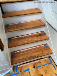 Trafficmaster pewter hammered 144 in. How To Install A Stair Runner Jaime Costiglio