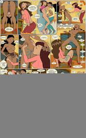 Kim Monique gagala w komiksy porno