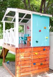Stelzenhaus Fur Kinder Im Garten Selber Bauen Anleitung Und Bauplan Mit Bildern Spielhaus Im Freien Selber Bauen Anleitung Stelzenhaus