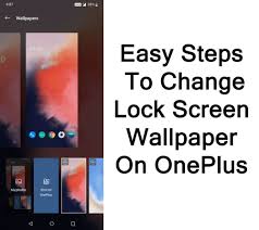 How To Change Lock Screen Wallpaper On Oneplus Lock Screen Wallpaper Change Locks Oneplus