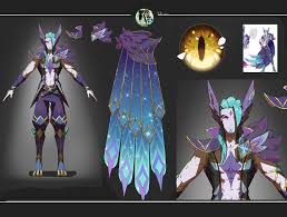 Artstation Lol Star Guardian Light And Shadow Vk Wenqi Owo League Of Legends Characters Xayah And Rakan League Of Legends