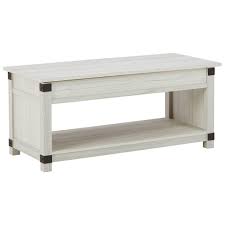 Simplihome harrison 36 inch wide square coffee table lift top. Bayflynn Rectangle Lift Top Cocktail Table White Signature Design By Ashley Target