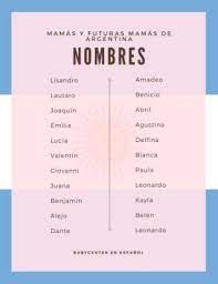 Nombres De Argentinos