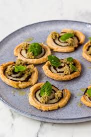 This Stunning Mushroom Palmier Recipe Makes A Great Vegan Canape For Christmas Vegetarian Canapes Palmiers Recipe Recipes