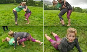 We are looking for lady competitors who want to try something different get in on some mma (sport) wrestling fitness for free and most of all to have fun. Countryfile Presenter Helen Skelton Tries Out Mud Wrestling In Intimate Segment Daily Mail Online