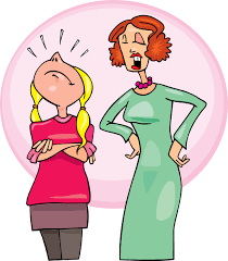 Mother with authoritarian parenting style demanding obedience from child . Parenting Teens Cliparts Cliparts Zone