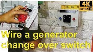 Limited time sale easy return. How To Wire A Generator Change Over Switch Step By Step Youtube