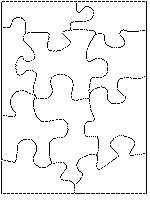 Timeline infographic concept with puzzle pieces. Puzzle Template B W Puzzle Crafts Puzzle Template Printable Craft Templates