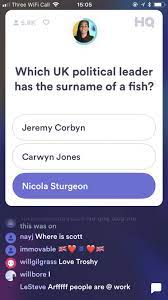 There is a collection of 1000+ u.s trivia questions related to its history, geography, government, environment, etc. Cor Blimey Hq Trivia Launches Uk Version Of The Ultra Popular Quiz Game