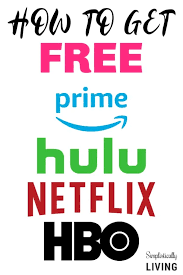 With over 25 million subscribers in the us, hulu is one of the biggest premium video streaming services. How To Get Free Netflix Hulu And Amazon Prime Simplistically Living