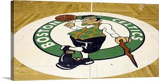 Download 3,800+ royalty free celtic logo vector images. The Boston Celtics Logo On The Floor At The Fleet Center Wall Art Canvas Prints Framed Prints Wall Peels Great Big Canvas
