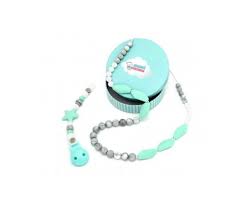 Mami Me Mima Pack Biting Necklace + Dummy holder sweet mint biting  ¡Suscribe in Chains! | PromoFarma