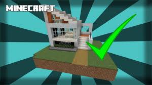 Clean lines and minimalist designs transfer really well into minecraft's. Small And Easy Modern House 1 14 Minecraft Map