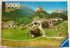 Or, bookmark and check this page daily for a cool puzzle of the day! 5000 Ravensburger Tarasp Castle Engadin Schneiders Rare Puzzles