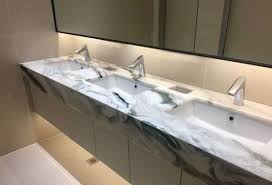 quality panda white marble vanity top