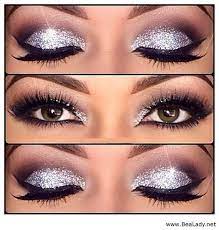 Shimmery Eye Makeup Glittery Eye Makeup Black Eye Makeup Sparkle Eye Makeup