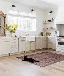 Cut through moderate grease with an oil or grease cutting dish soap or laundry detergent. Heights House Kitchen Reveal Beige Kitchen Beige Kitchen Cabinets Home Kitchens