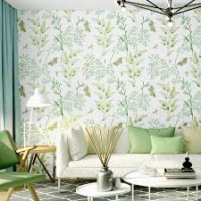 Liljencrantz design the sofa is the unquestionable ce. Tjh Pastoral Style Green Plant Small Floral Pattern Wallpaper Bedroom Kids Room Study Living Room Shop Tv Sofa Wall Paper Buy Tjh Pastoral Style Green Plant Small Floral Pattern Wallpaper Bedroom