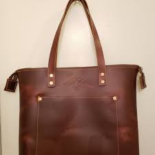 Genuine Leather Tote Bag For Women Mother S Day Gift Ideas Leather Bag Leather Purse Handbag Monogram Tote With Zipper Genuine Leather Totes Leather Tote Bag Leather Tote