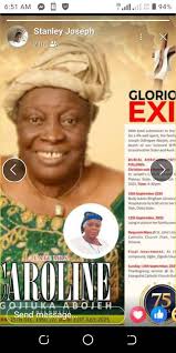 Funeral Announcement of Deceased Person