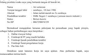 Mengajukan lamaran untuk sanggup mengikuti seleksi penerimaan calon pegawai negeri sipil pemkot depok tahun anggaran 2021 Contoh Surat Lamaran Promosi Jabatan Kumpulan Contoh Cute766