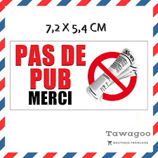 Votre abonnement a bien été pris en compte. 2 Autocollant Stop Pub Pas De Pub Merci Boite Aux Lettres Stickers Eur 2 79 Picclick Fr