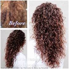 By Haircolor Style By Natalya Before And After Naturally Curly Hair Styled With Gel Elie Curly Hair Styles Naturally Permed Hairstyles Long Hair Perm