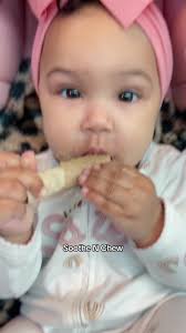 She love these little things! And i love them for her because it keeps her  quiet lol #fyp #babyteethinghacks #babytiktok #momof4