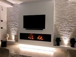 Pin By Michele Starley On New Home Ideas In 2020 Electric Fireplace Living Room Fireplace Tv Wall Tv Wall Decor