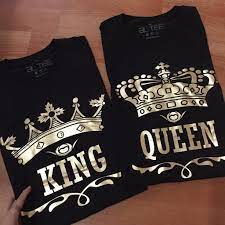 Sekarang preview desain terlihat lebih. Desain Kaos Couple King Queen Couple Keren