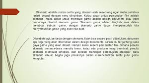 Development journals prince of persia and karateka. Desain Skenario Skenario Adalah Urutan Cerita Yang Disusun