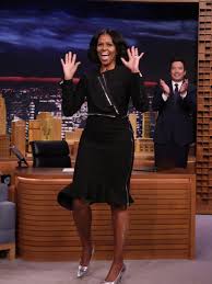 Entertainment and celebrity news, interviews, photos and videos from today. Pics Michelle Obama S Dress Stuns On The Tonight Show With Jimmy Fallon Hollywood Life