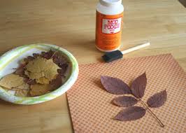 Mod Podge Your Pressed Leaves Make And Takes Mod Podge Pressed Leaves Pressed Flower Crafts