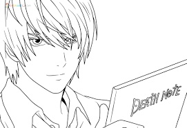 Bagaimana caranya bikin bolu panggang pake santan. Death Note Coloring Pages 55 New Pictures Free Printable
