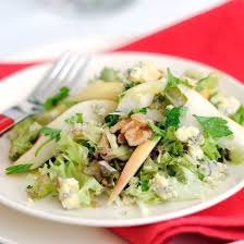Salade D Endives Au Bleu Poires Et Noix Recette Salade De Poire Recettes De Cuisine Repas Pour 30 Personnes