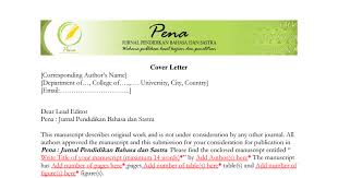 Cover letter adalah surat pengantar dari kita ke editor jurnal. 01 Cover Letter Pena Pdf Google Drive