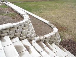 You might have to remove the lip from the back of the blocks used to make the wall. Diy Concrete Molds To Make Your Own Pavers Retaining Walls Veneers Retaining Wall Diy Retaining Wall Retaining Wall Patio