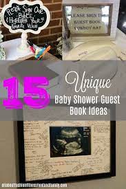 15 Unique Baby Shower Guest Book Ideas Traditional Baby Shower Guest Books Are Admirable Baby Shower Guest Book Baby Shower Gifts For Guests Baby Shower Guest
