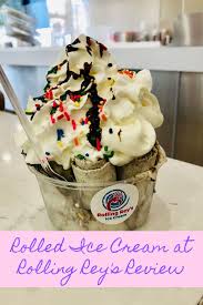 Rolled Ice Cream At Rolling Rey S Ice Cream Cream Roll Recipe Quick Cupcake Recipe Easy Cookie Recipes